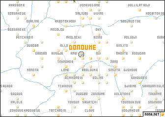 map of Donoumé