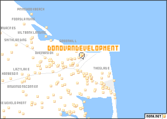 map of Donovan Development