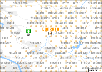 map of Donrath