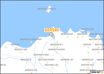 map of Don Sak