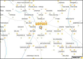 map of Donsen