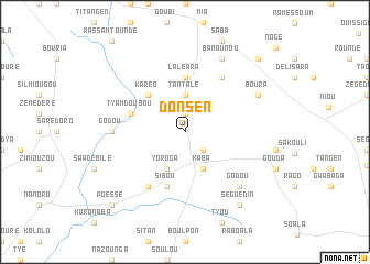 map of Donsen