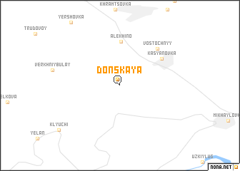 map of Donskaya