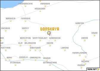 map of Donskaya