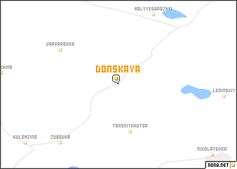 map of Donskaya