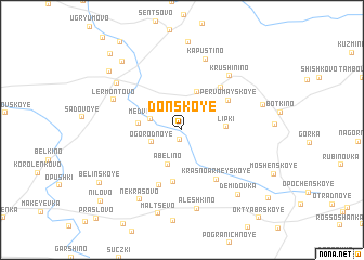 map of Donskoye