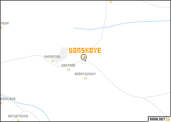 map of Donskoye