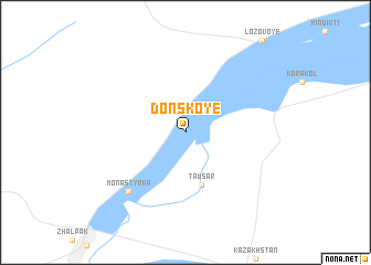 map of Donskoye