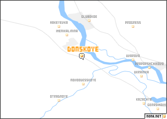 map of Donskoye