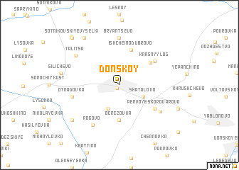 map of Donskoy