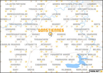 map of Donstiennes