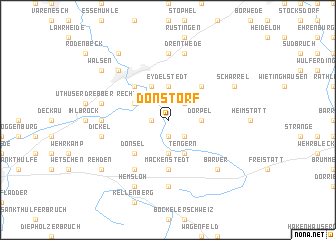 map of Donstorf