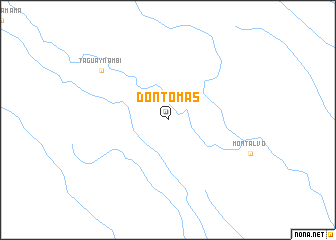 map of Don Tomás