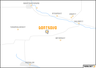 map of Dontsovo