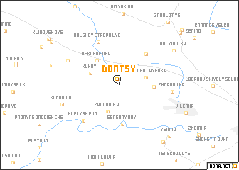 map of Dontsy