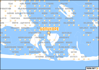 map of Donukope