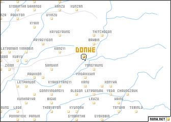 map of Donwe