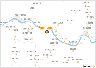 map of Donwood