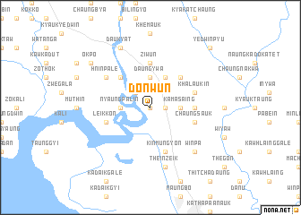 map of Donwun