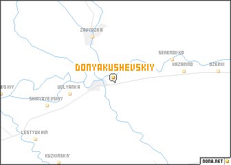 map of Don-Yakushevskiy