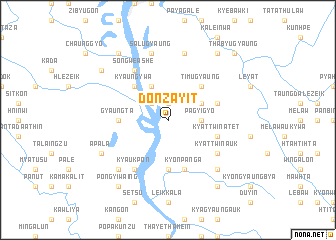 map of Donzayit