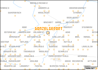 map of Donzelgerort