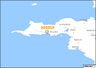 map of Dooagh