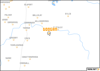 map of Doogan