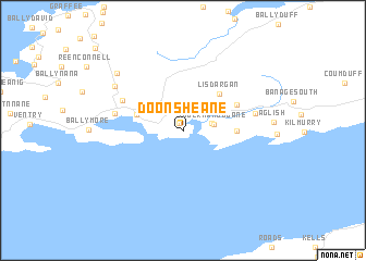 map of Doonsheane