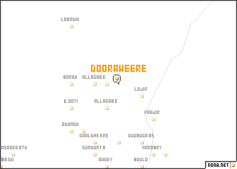 map of Doora Weere