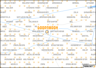 map of Doornboom