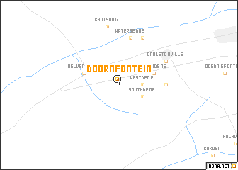 map of Doornfontein