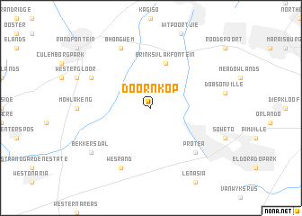 map of Doornkop