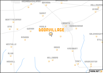 map of Door Village