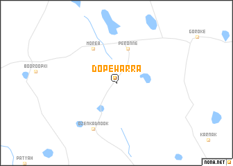 map of Dopewarra