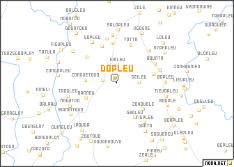 map of Dopleu