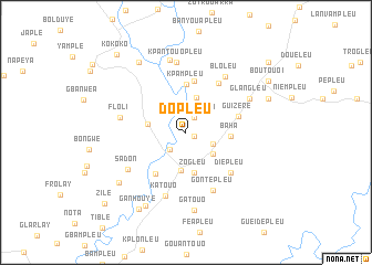 map of Dopleu