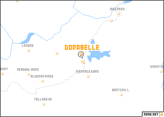 map of Dora Belle