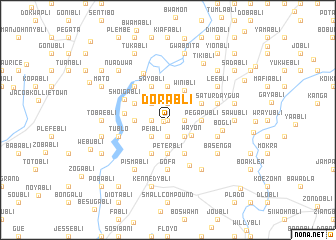 map of Dorabli