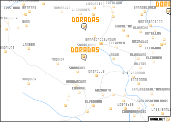 map of Doradas