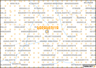 map of Doradeniya