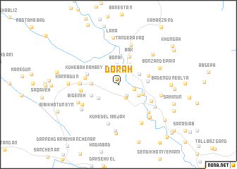 map of Do Rāh