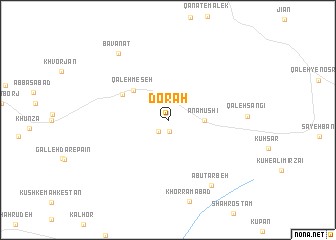 map of Dorāh