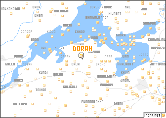 map of Dorāh