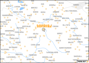 map of (( Dorakaj ))