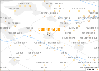 map of Dóramajor