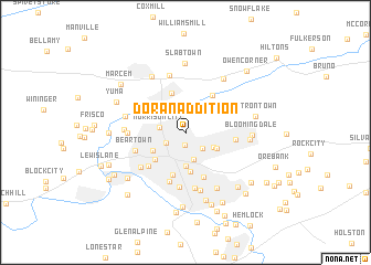 map of Doran Addition