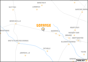 map of Dorange