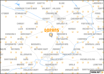 map of Dorans