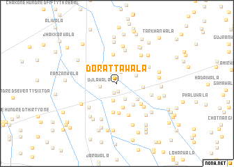 map of Dorattawāla